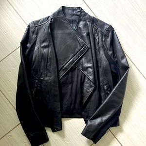 BRAND NEW TROUVÉ LEATHER JACKET